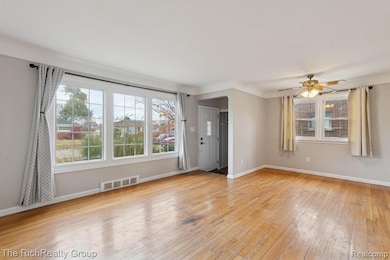 Large, picture window in living room.