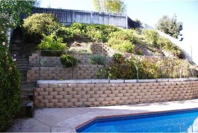Retaining wall - great for planting and gardening.