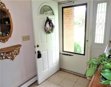Newer front door and side lights