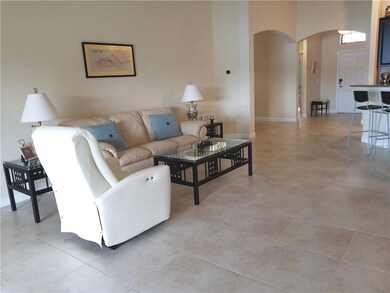 Living room to front door