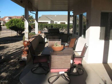 Large covered patio for entertaining