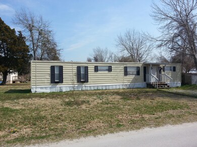 Front of Mobile Home
