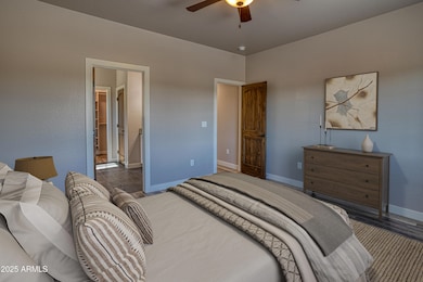 Primary Bedroom Staged