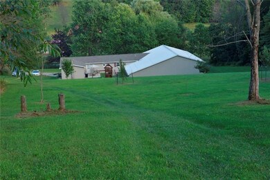 View overlooking home from top of property