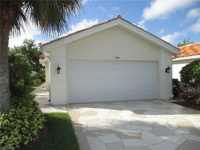 Stamped concrete driveway and sidewalk