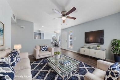 VIRTUALLY STAGED LIVING/DINING AREAS