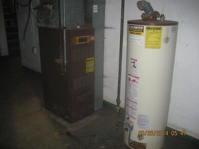 furnace, hot water tank