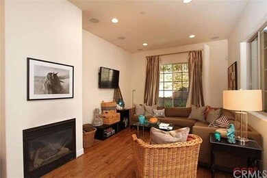Gas fireplace adds warmth and ambience.  TV is mou