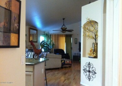 Family room and kitchen view