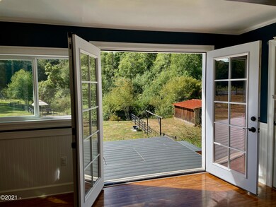 Double Doors in Living Area