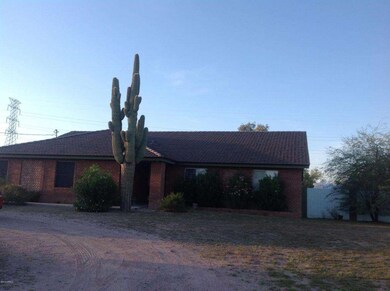 Large front driveway