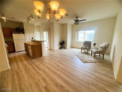 Open Concept Layout of Living Room and Kitchen
