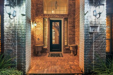 Front porch is very welcoming into your 4 Bedrooms 3.5 Baths and with a 3 car detached garage Home. Has 8 Foot door with elegant glass window light.