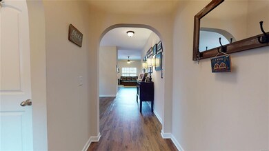 View as you walk into Home