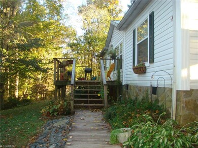 Front deck and entrance