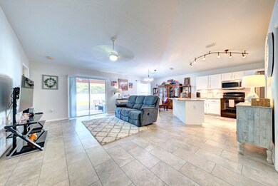 living room & kitchen