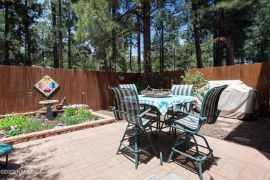 Backyard with views of ponderosas