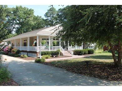 Side View from Paved Driveway