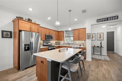 Kitchen view to front foyer