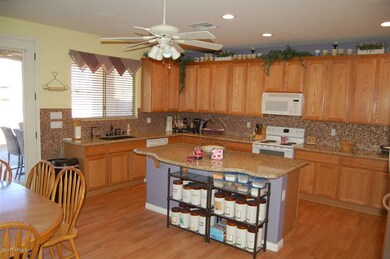 Kitchen with Granite Counters & Island