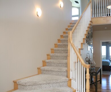 Stairs to great room