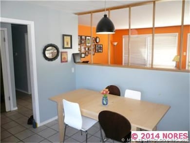 Spacious dining area in kitchen over looks open-ha