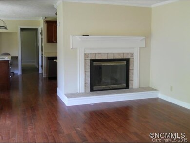 family room with gas fireplace