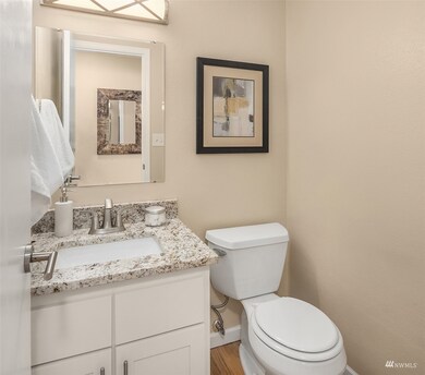 The main floor powder room.