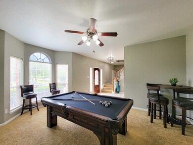Game/Entertaining room as you walk-in.