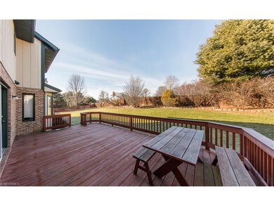 Large deck perfect for entertaining