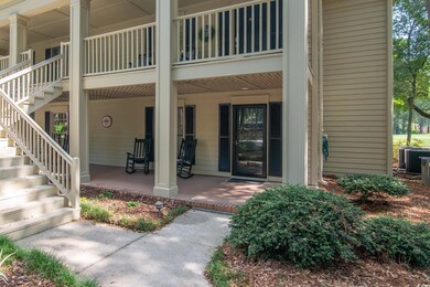 Property entrance with cooling unit