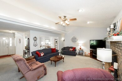 Main living space open to formal and dining area.