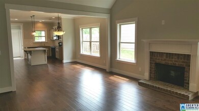 This easy living design features a gas fireplace, 
