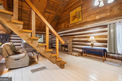 Soaring Vaulted Ceiling makes you feel like you ar