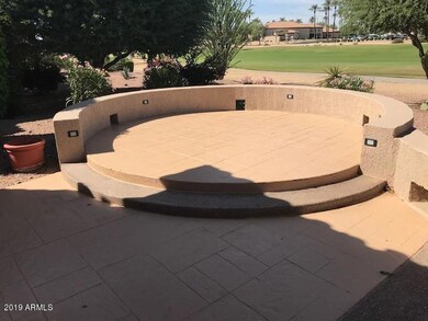 BACK PATIO RAISED SITTING AREA