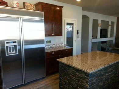 Kitchen view with 48