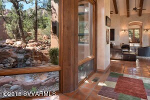 WALKWAY WITH WATERFALL