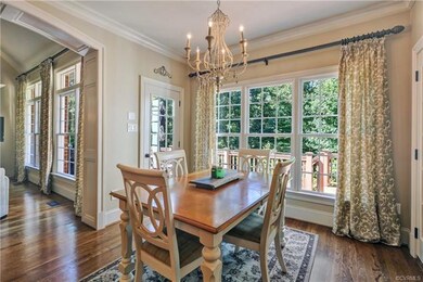 Breakfast area opening to family room