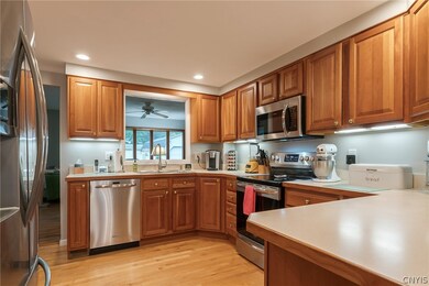 THE CUSTOM CHERRY KITCHEN IS SURE TO BE A STANDOUT