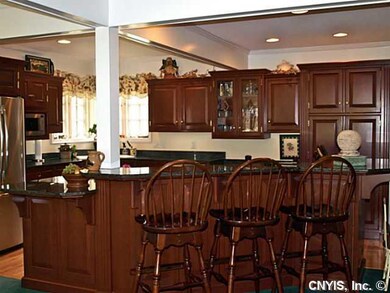 Kitchen. The chef s kitchen has a huge island with