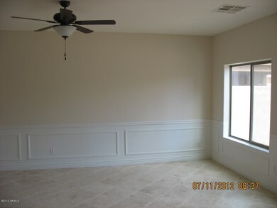 Family room with wood trim