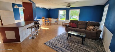 Breakfast Bar and Living Room