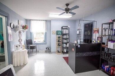 reception area of salon
