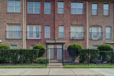 The property is fully gated and the front yard is