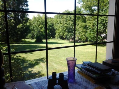 One of two large bay windows to gaze out at the wi