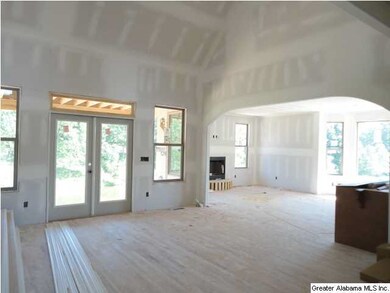 Large Great Room is open to Kitchen and French Doo