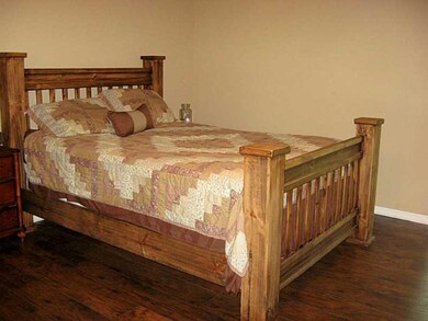 Master Bedroom. Nice large room w/view over deck