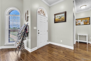 Engineered hardwood flooring throughout living are