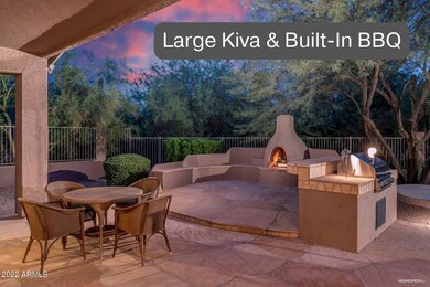Large Kiva & Built-In BBQ