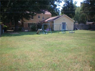 Large backyard with plenty of room for the kids to